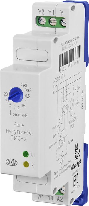 Protective Relay Rio Pulse lighting control relay RIO-2 (memory relay) with cut-off delay of ...