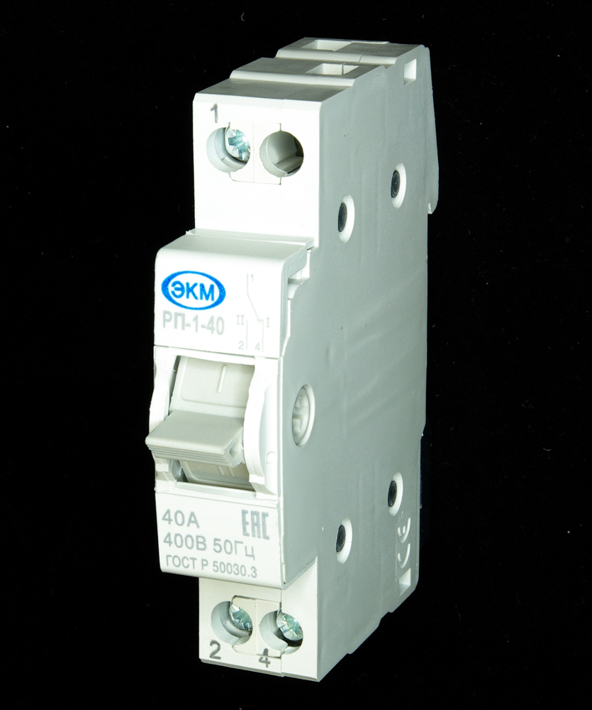 Модульные реверсивные переключатели серии РП | Электротехническая ...