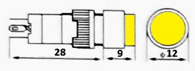 Кнопки для электрооборудования (кнопки управления диаметр 12 мм)