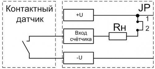 Подключение контактного датчика к СИМ-05т-3-17