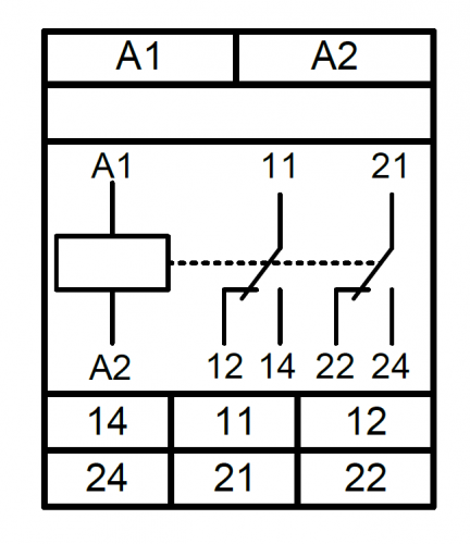 Схема подключения РКН-1-1-15