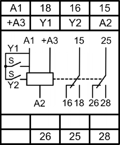 Схема подключения РВО-П3-22