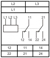 Схема подключения РКФ-М06-12-15