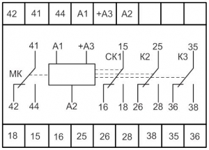 Схема подключения РВ3-141