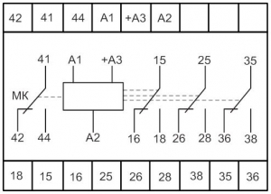 Схема подключения РВ3-П2-14