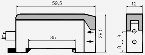 Габариты E3X-A11