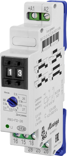 Реле времени однокомандное РВО-П2-26