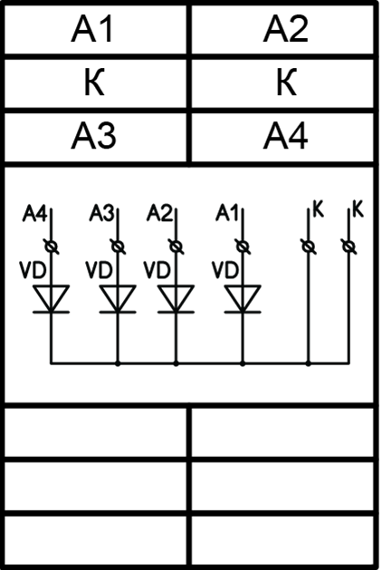 Схема модуля МД-4К