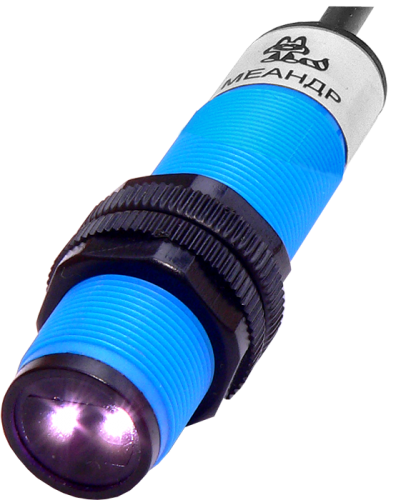 Оптический цилиндрический датчик фотометки ВИКО-МС-11(-14)-М18